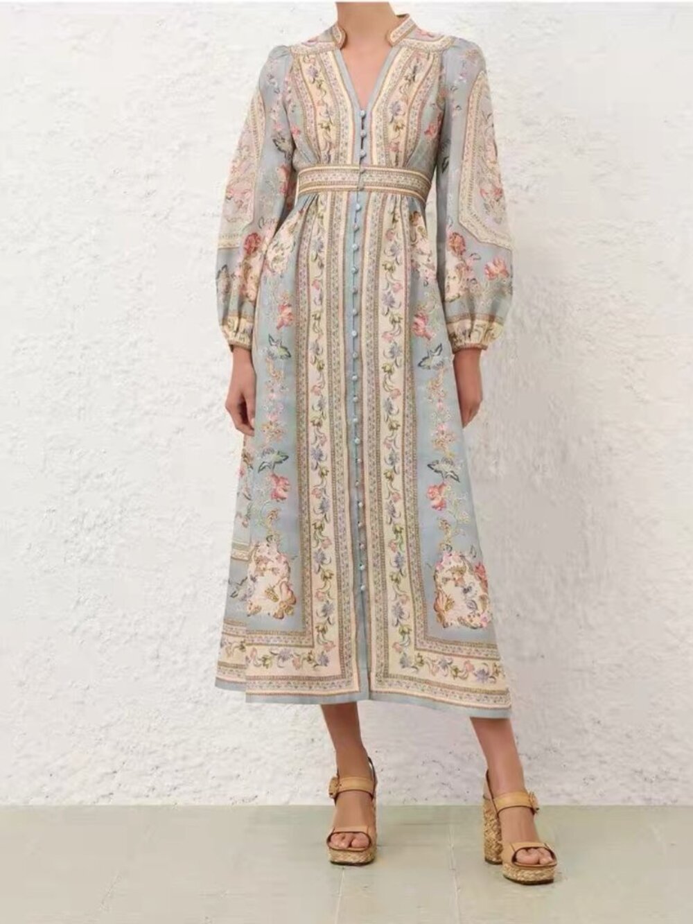Zimmermann V-neck dress Size 0 Linen